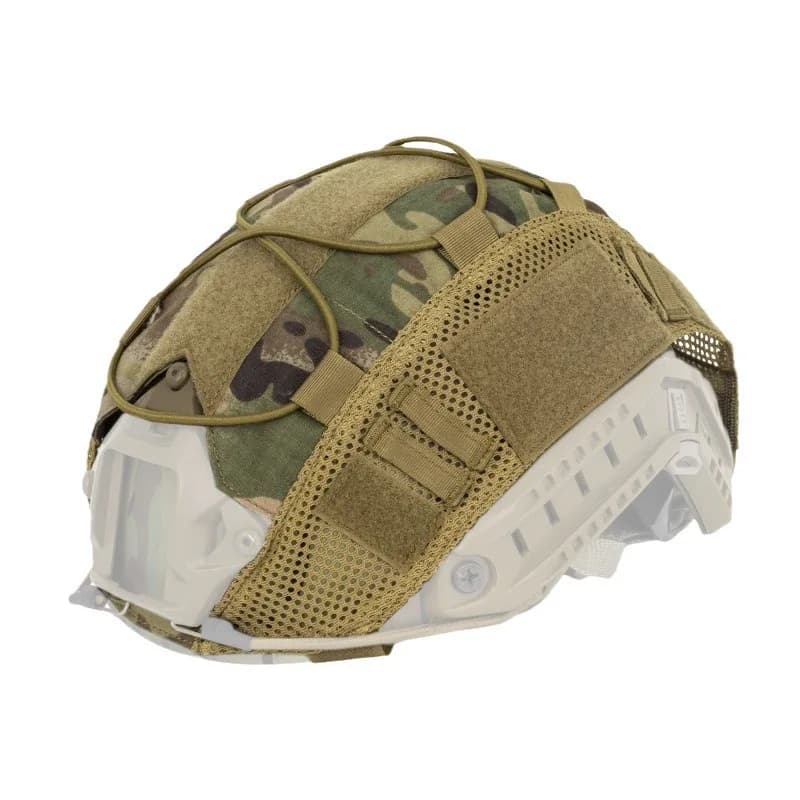 Housse camouflage tactique pour casque FAST - Multi-camo pêche chasse airsoft militaire