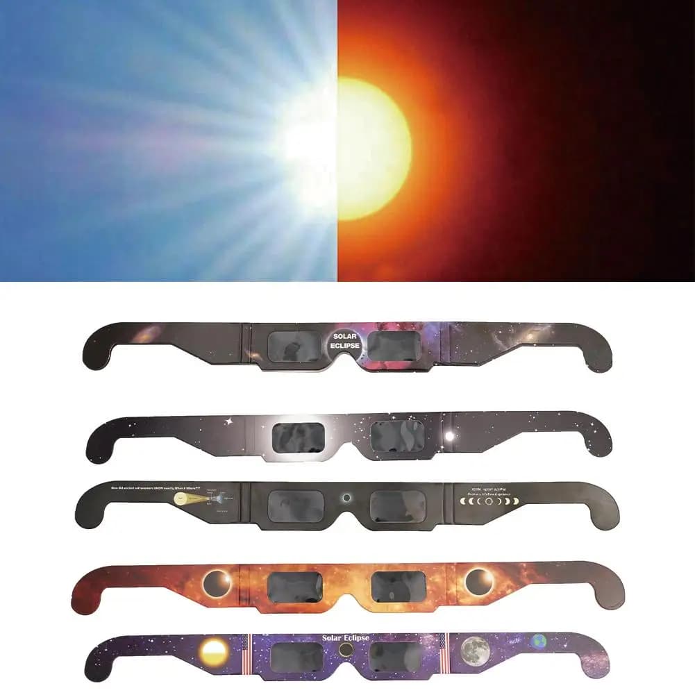Lunettes éclipse solaire pêche - Lot sécurité observation soleil pour pêcheurs scientifiques