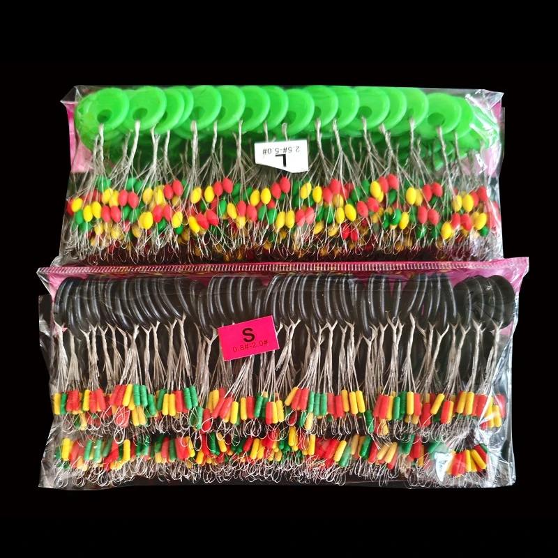 60 pièces stop pêche caoutchouc silicone espaceurs ovales pour carp fly fishing accessoires outils