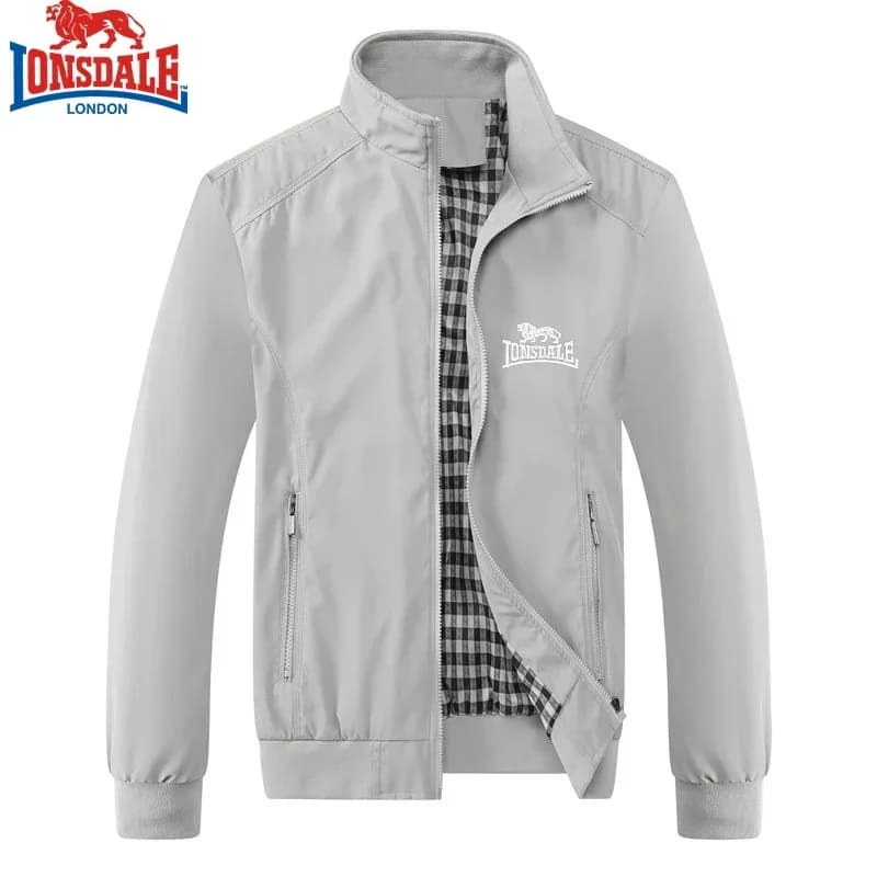 Veste bomber LONSDALE brodée printemps automne - Veste baseball col sport slim fit - Veste homme M-6XL