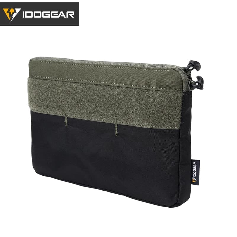 Poche rangement données tactiques IDOGEAR - Poche intérieure kangourou auto-agrippante pour équipements MOLLE
