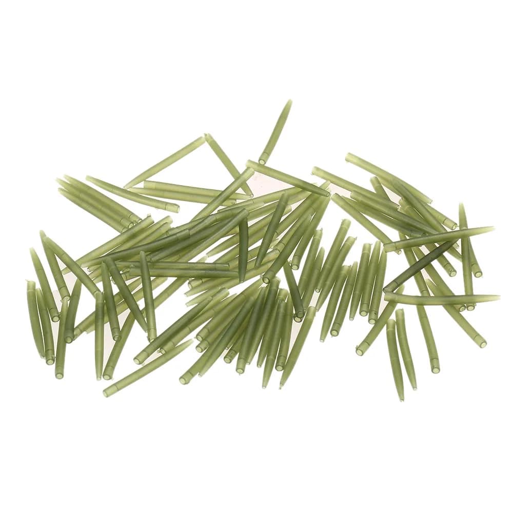 Manchons anti-embrouillards 54mm pour hameçon de pêche à la carpe, lot de 30, 50 ou 100 pièces