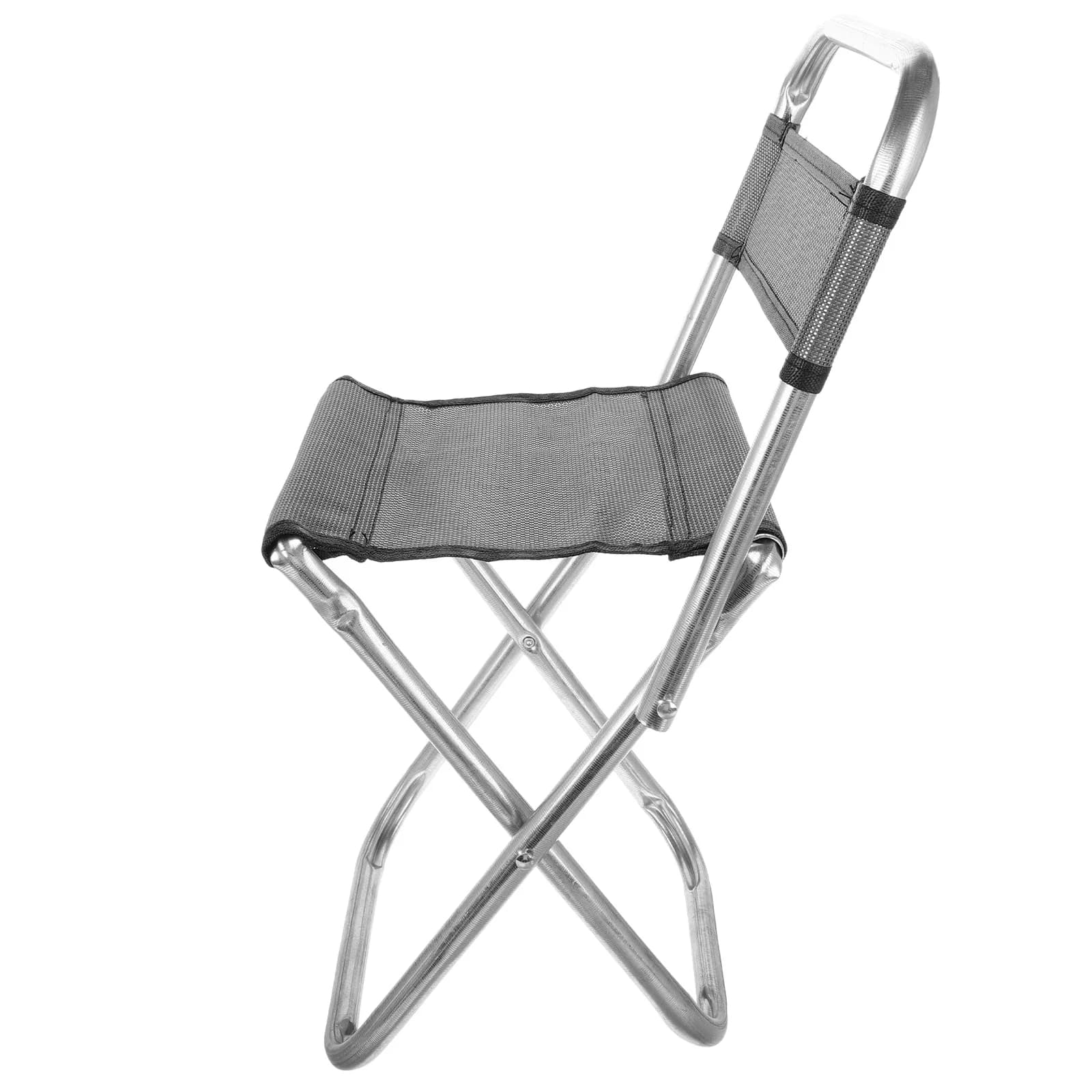 Chaise pliante outdoor pour pêche camping voyage légère portable design compact cadre métal mesh