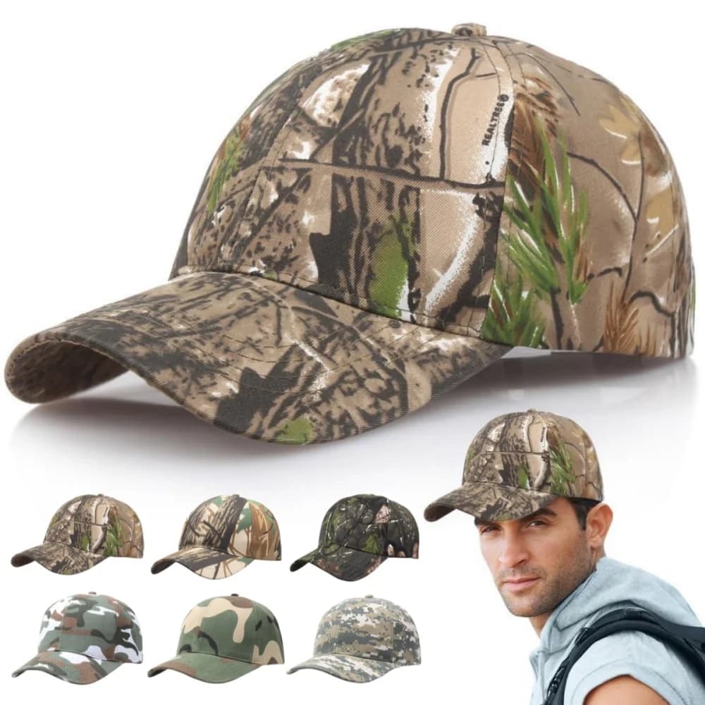 Casquette camouflage 7 couleurs pour pêche chasse randonnée été protection solaire hommes femmes