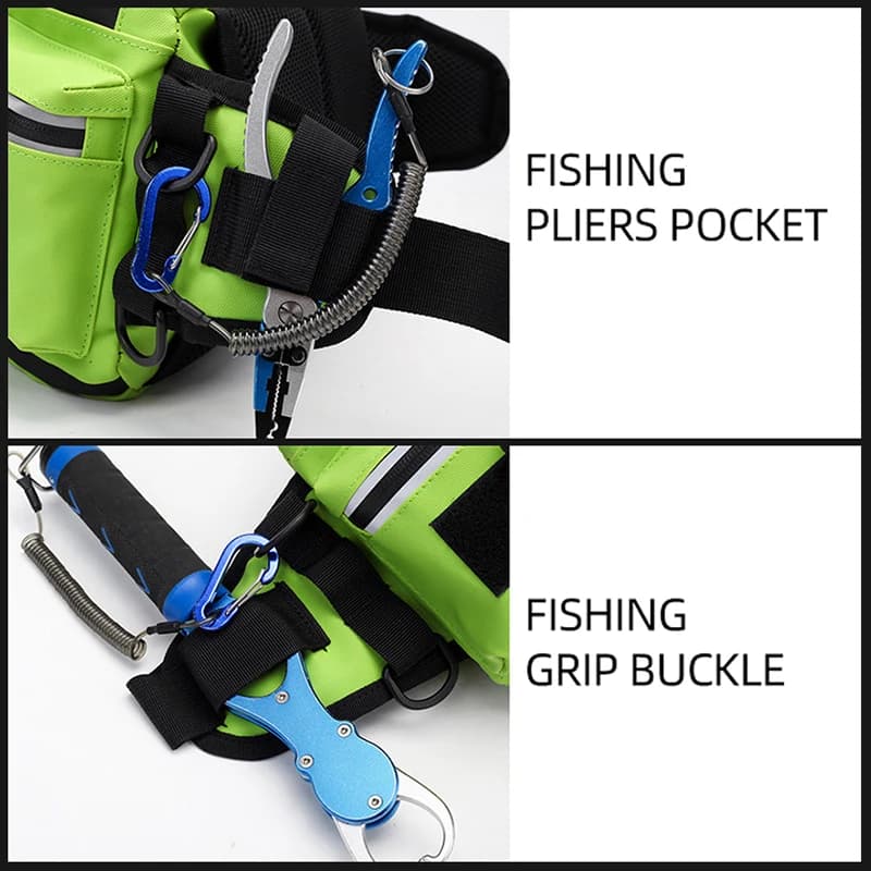 Sac banane pêche mode homme multifonction avec poches multiples pour sports outdoor et pêche