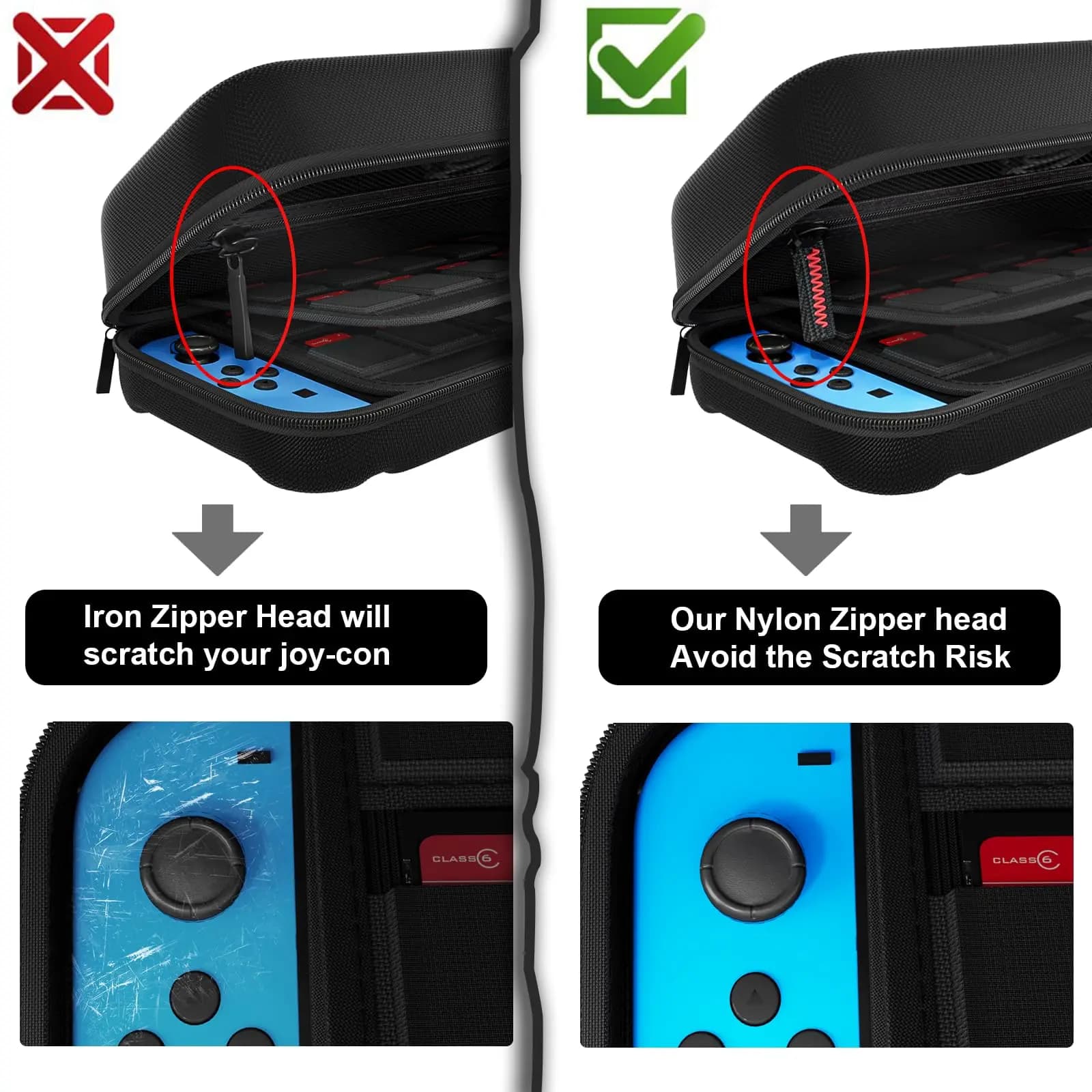 Étui de voyage coque rigide portable pour Nintendo Switch/OLED console et accessoires