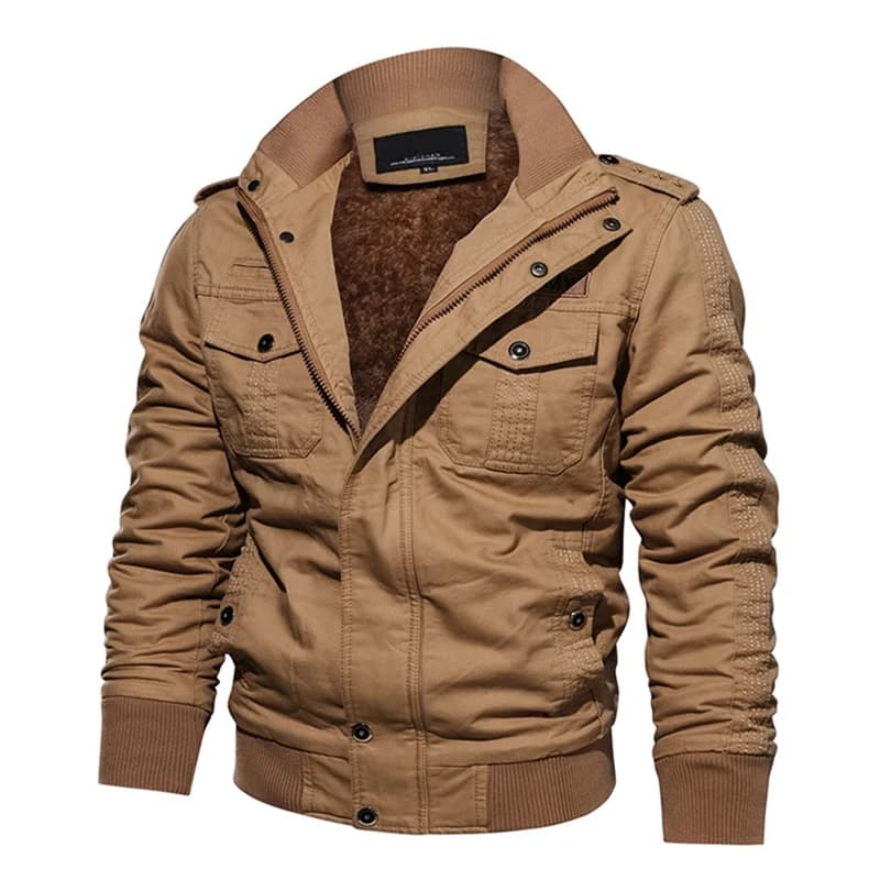 Veste tactique homme automne hiver 2024 - Polaire multiples poches coupe-vent pour travail et extérieur