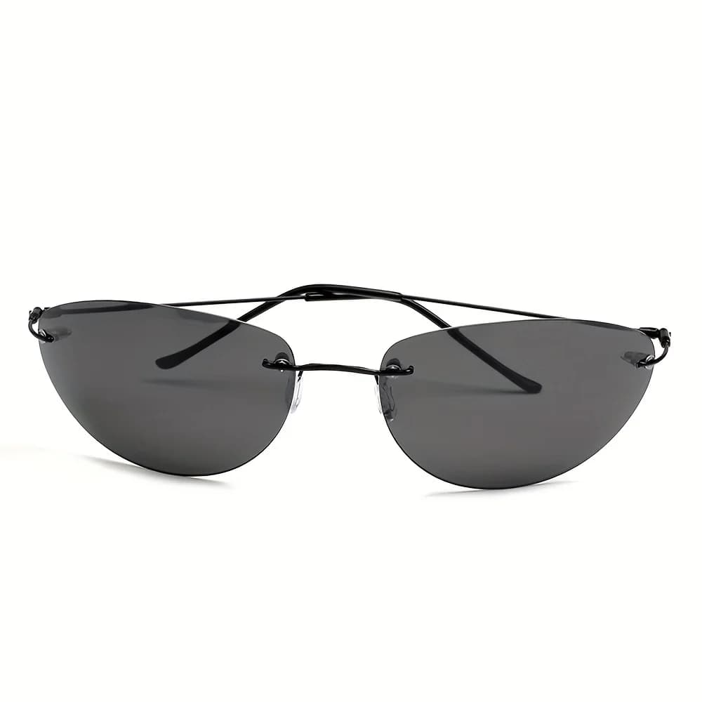 Lunettes polarisées Matrix style ultra-légères sans monture pour pêche - Design conduite Polaroid - Homme