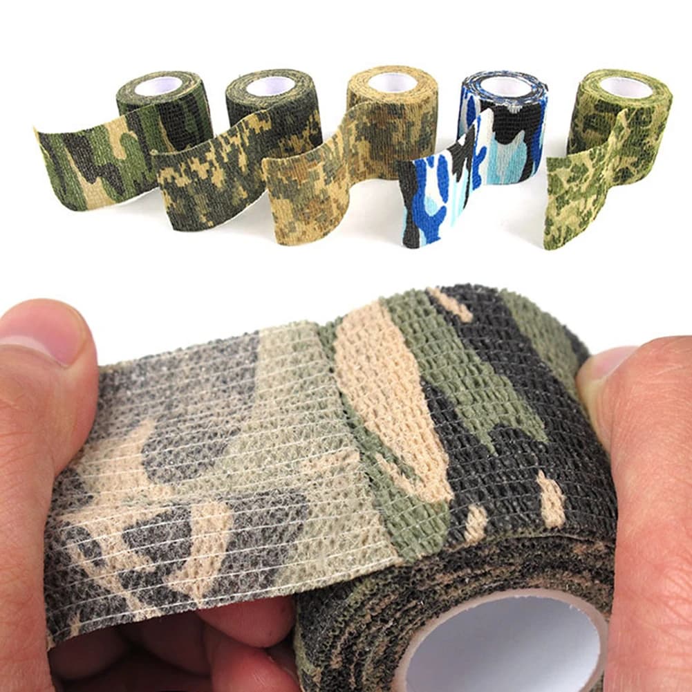 Ruban camouflage enrouleur outil pêche vélo - Imperméable discrétion chasse camping accessoires