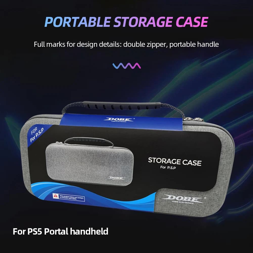 Housse de protection Sony PS5 Portal - Coque rigide EVA anti-choc étui de transport portable