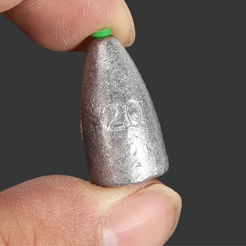 Plombs de pêche plats 10 pièces - Poids de 2g à 20g pour toutes les techniques de pêche en mer