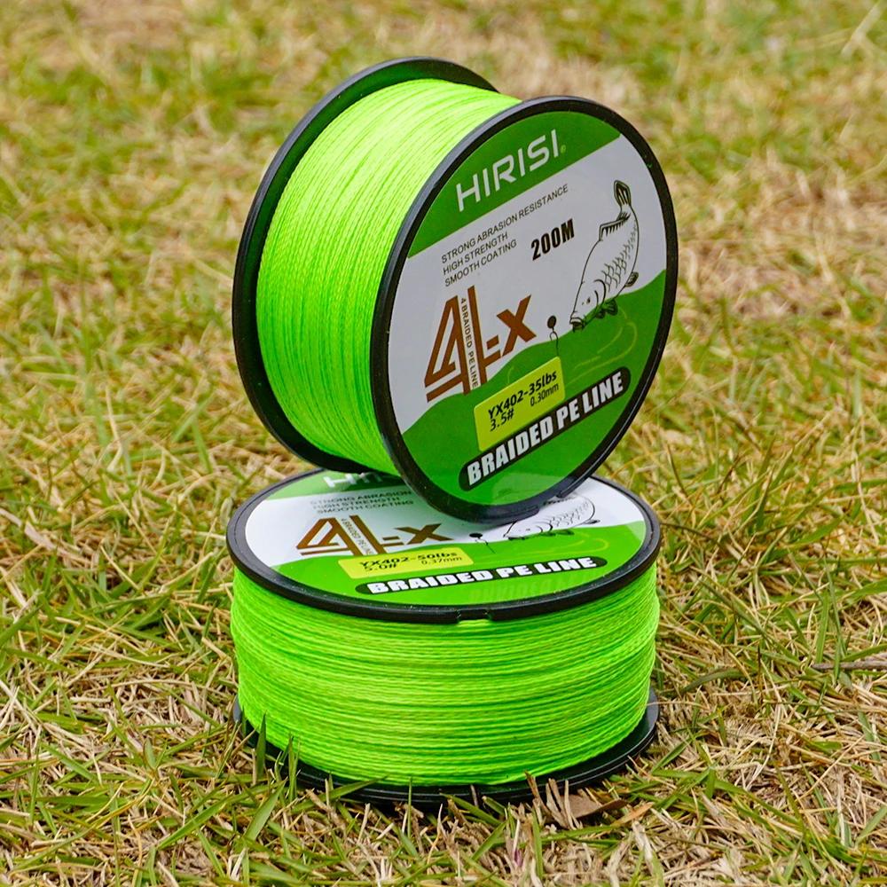 Ligne de pêche PE japonaise TAIYU 4 brins 200m résistance 19LB à 70LB pour carpe durable