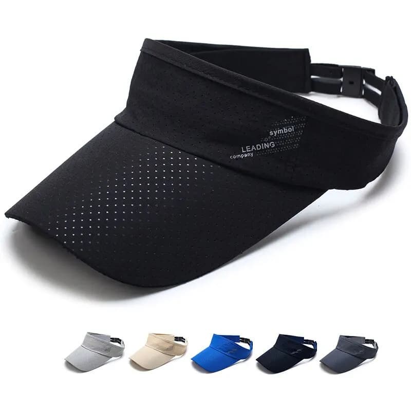 Chapeau d'été sans toit homme femme - Mesh respirant séchage rapide pour pêche et outdoor