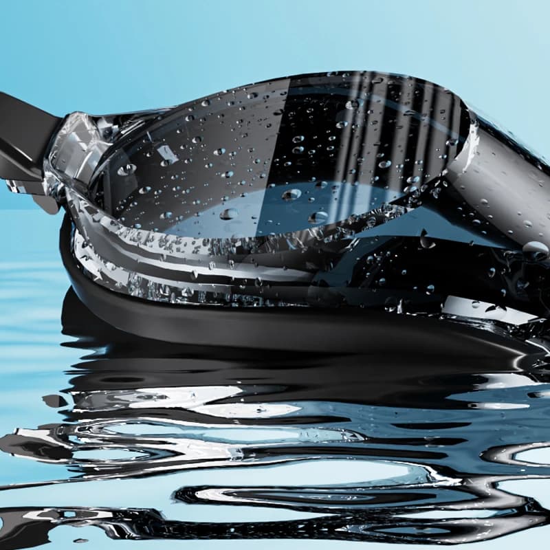 Lunettes de natation adultes HD étanches anti-buée protection UV unisexe style tendance piscine mer
