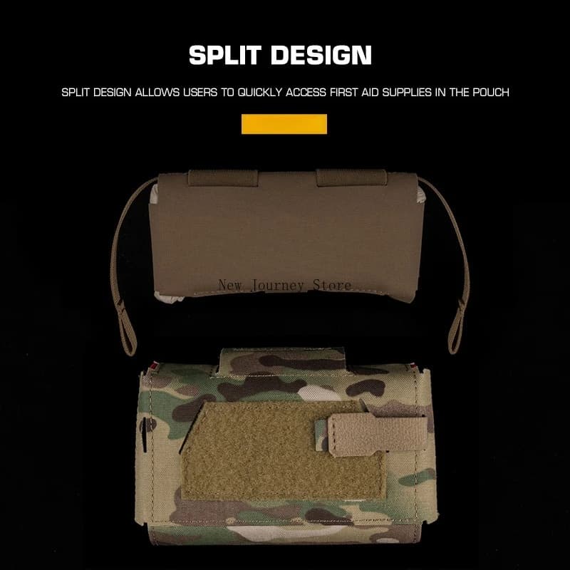Pochette médicale tactique IFAK MD2 pour pêche - Kit premier secours molle compact