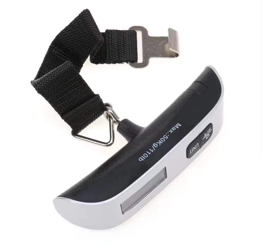 Balance pêche haute précision 50kg - Pèse-sac digital LCD portable pour équipements de voyage