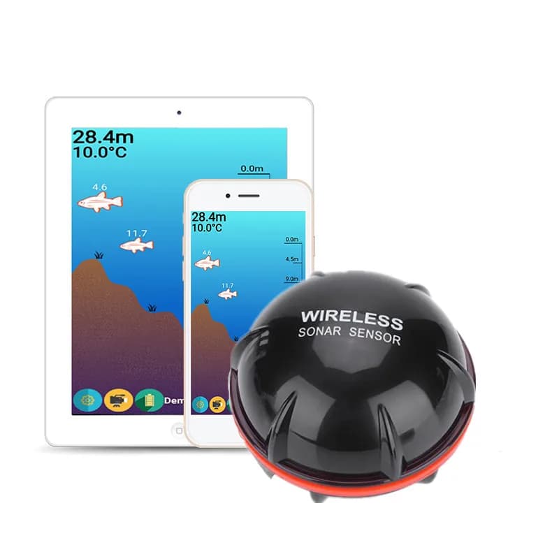 Sondeur de pêche sans fil FindFish avec capteur sonar pour exploration aquatique portable