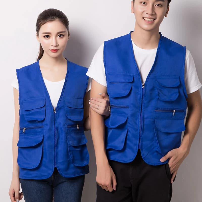 Veste sans manches multi-poches pour pêche et randonnée, travail en extérieur, grande taille homme