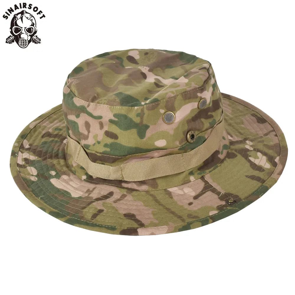 Casquette tactique camouflage SINAIRSOFT - Boonie hat pêche randonnée chasse sport soleil