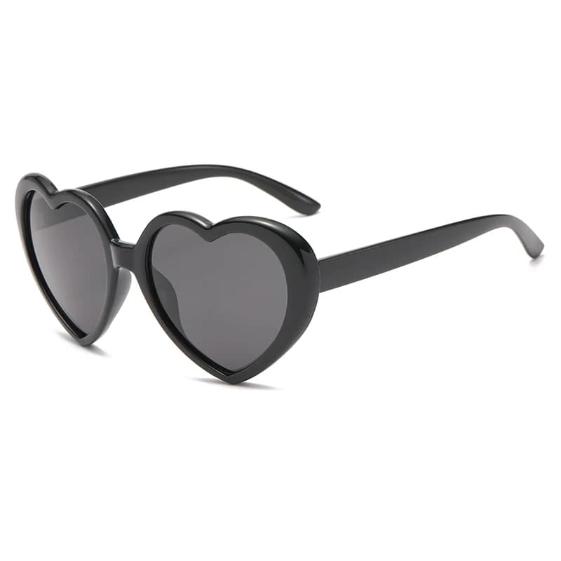 Lunettes de soleil polarisées cœur pêche UV400 - Design arc-en-ciel pour pêche en lac colorée