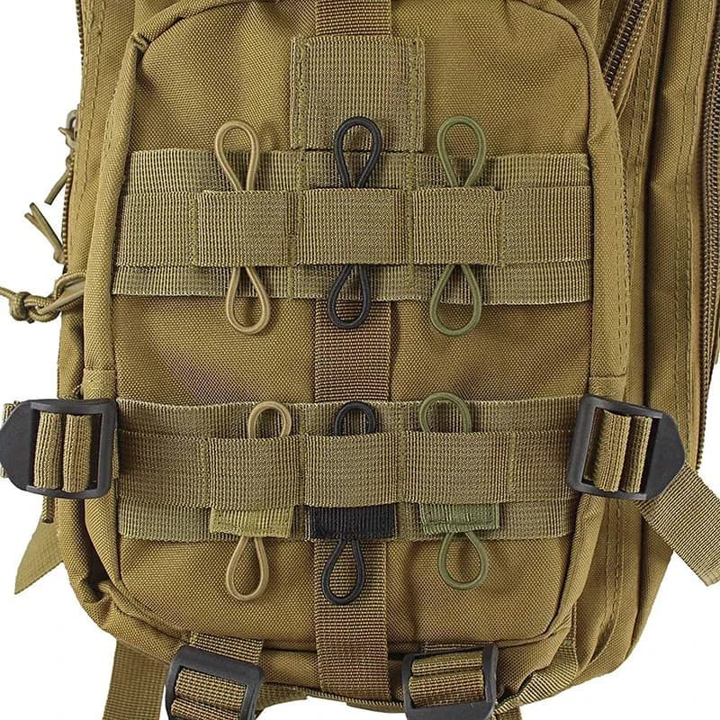 10 attaches tactiques Molle pour gilet de chasse pêche - Accessoires fixation système sangles outdoor