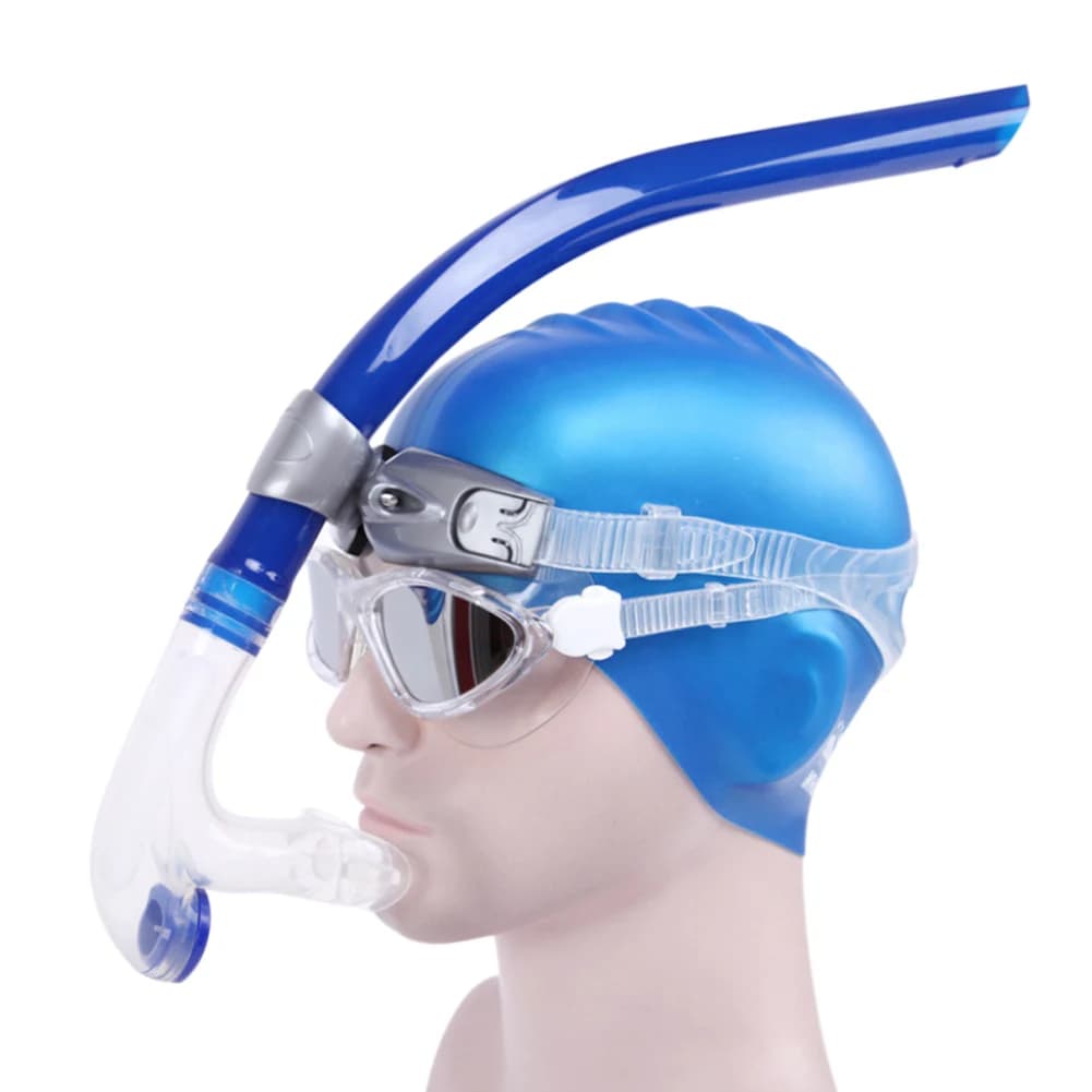 Tuyau de respiration snorkeling en silicone ajustable - Accessoire plongée et natation parfaitement positionné