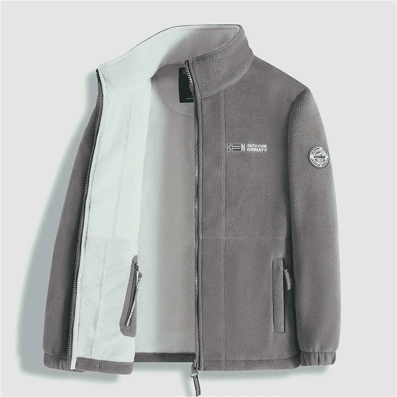 Veste polaire épaisse homme pour pêche hivernale - Confort chaud qualité outdoor