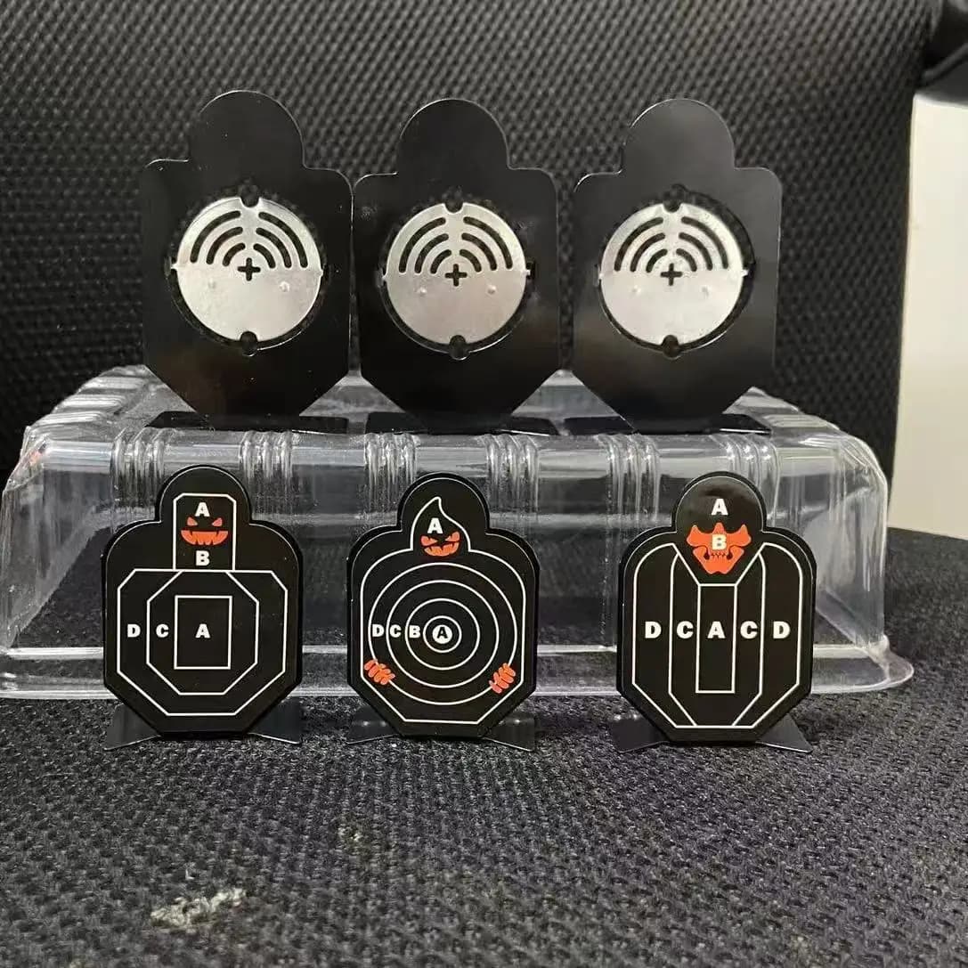 Cible auto-bascule médaille pour jeux tir pêche Nerf BB gel eau pistolet fusil - Jouet ados adultes