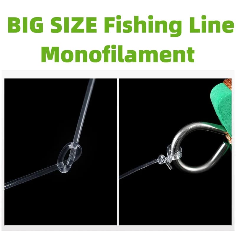 Ligne de pêche monofilament 0.6 à 1.0mm 500m - Nylon épais pour pêche en mer et surfcasting