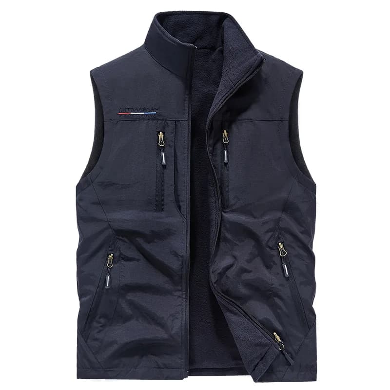 Veste technique homme pêche automne 4XL multi-pockets pratique randonnée photo safari