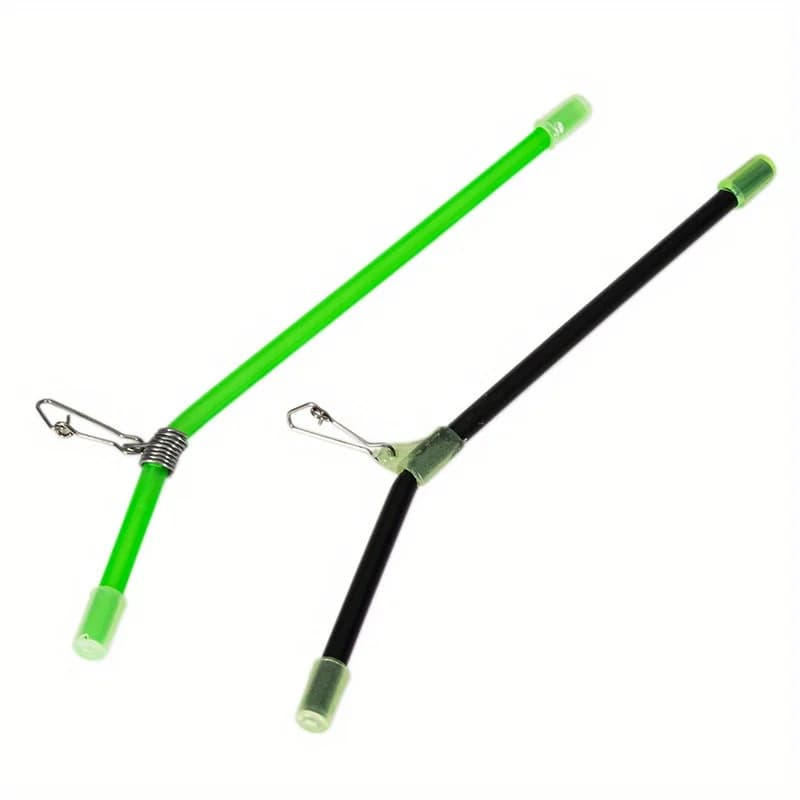 20 pièces bas de ligne anti-emmêlement luminescents avec connecteur à clip pour pêche en mer