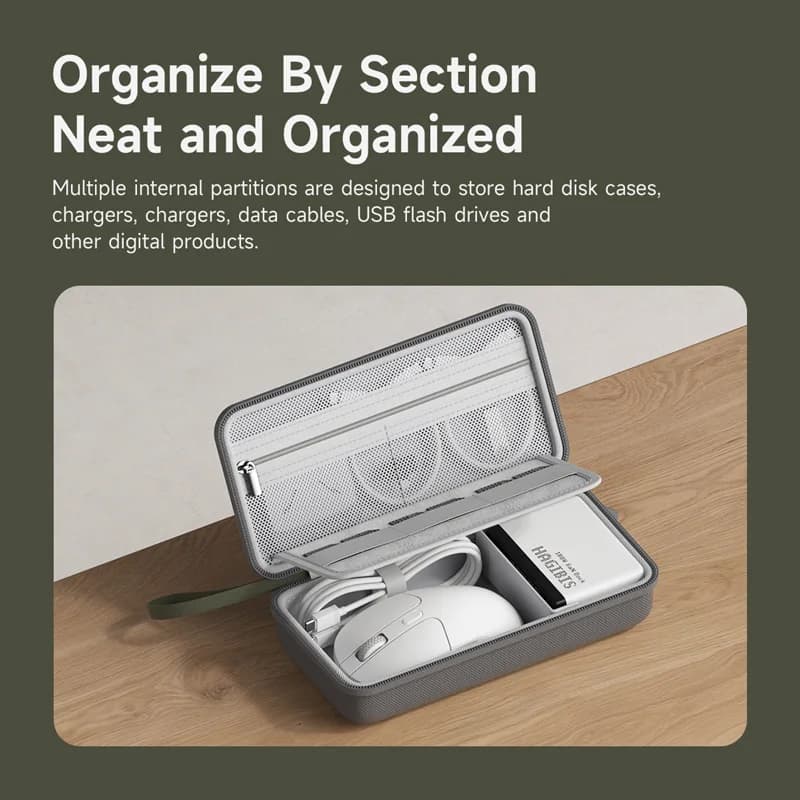 Organisateur électronique voyage câbles chargeurs pêche électrique accessoires étanches