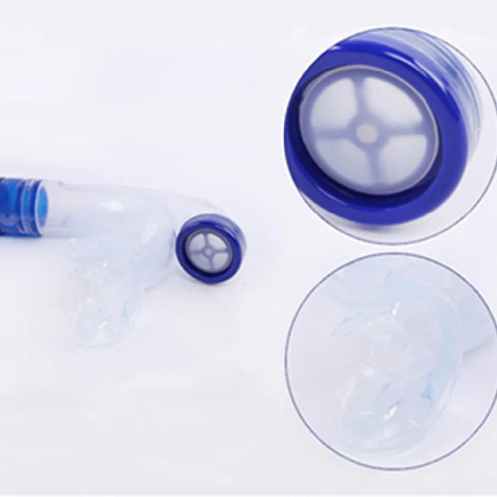 Tuyau de respiration snorkeling en silicone ajustable - Accessoire plongée et natation parfaitement positionné