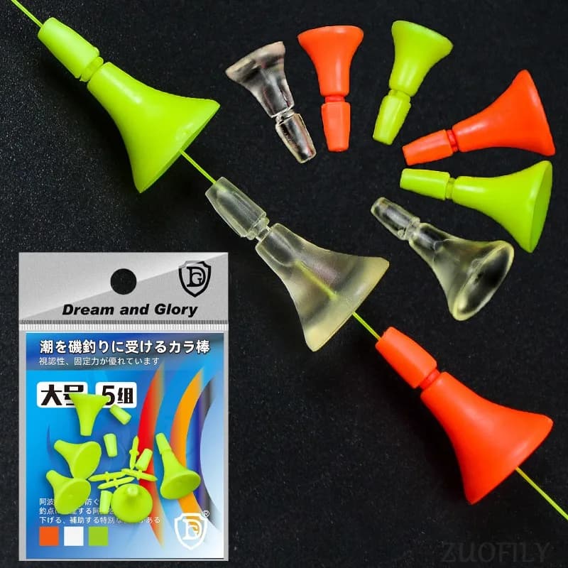 Kit de pêche avec flotteur coulissant et leurres ABS pour mer rivière lac étang