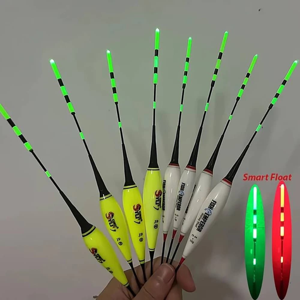 Flotteur Électronique Intelligent pour la Pêche 2024 avec Capteur de Gravité et LED, 2g à 10g,