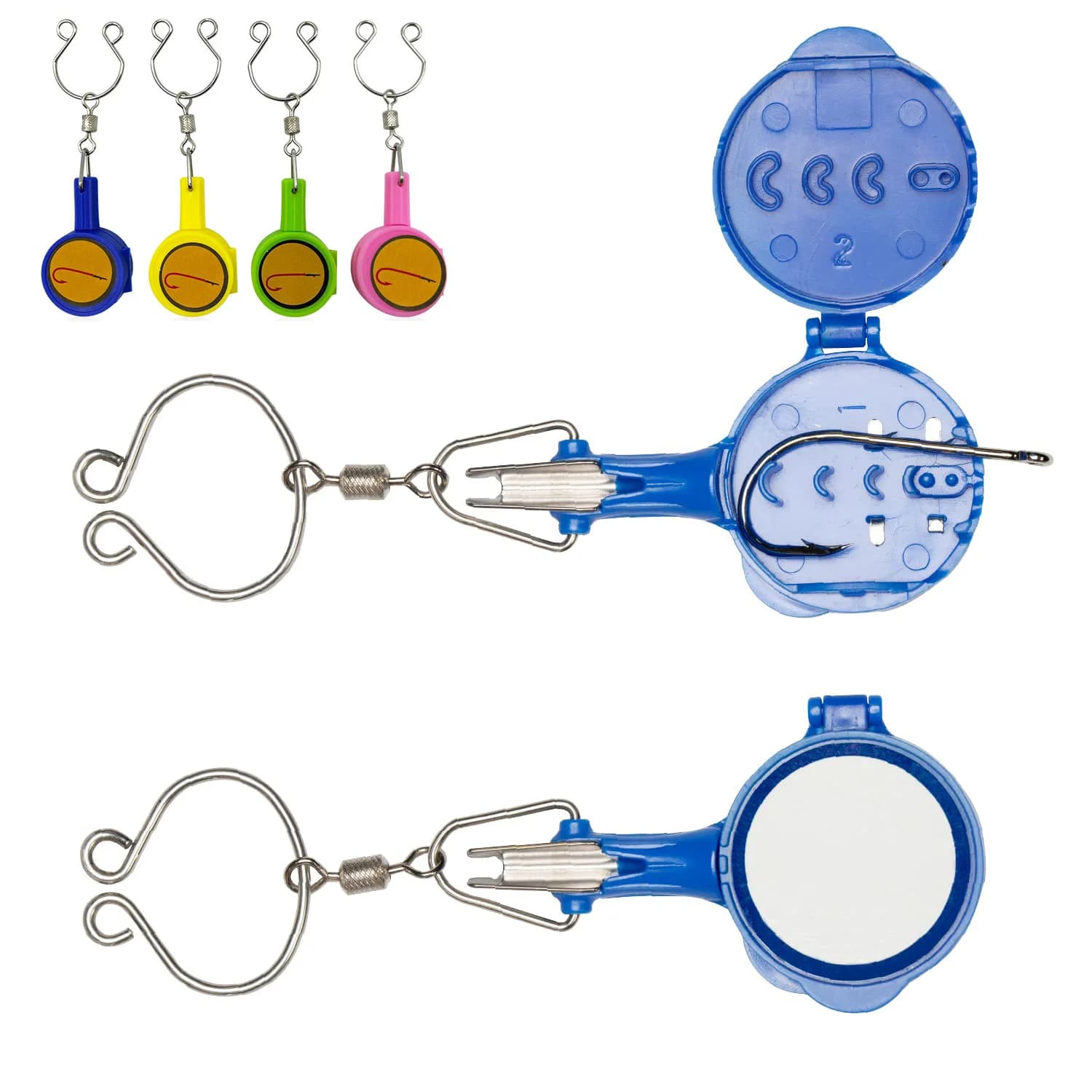 Boîte de rangement pour hameçons de pêche outil à nœuds portable et sécurisé accessoires