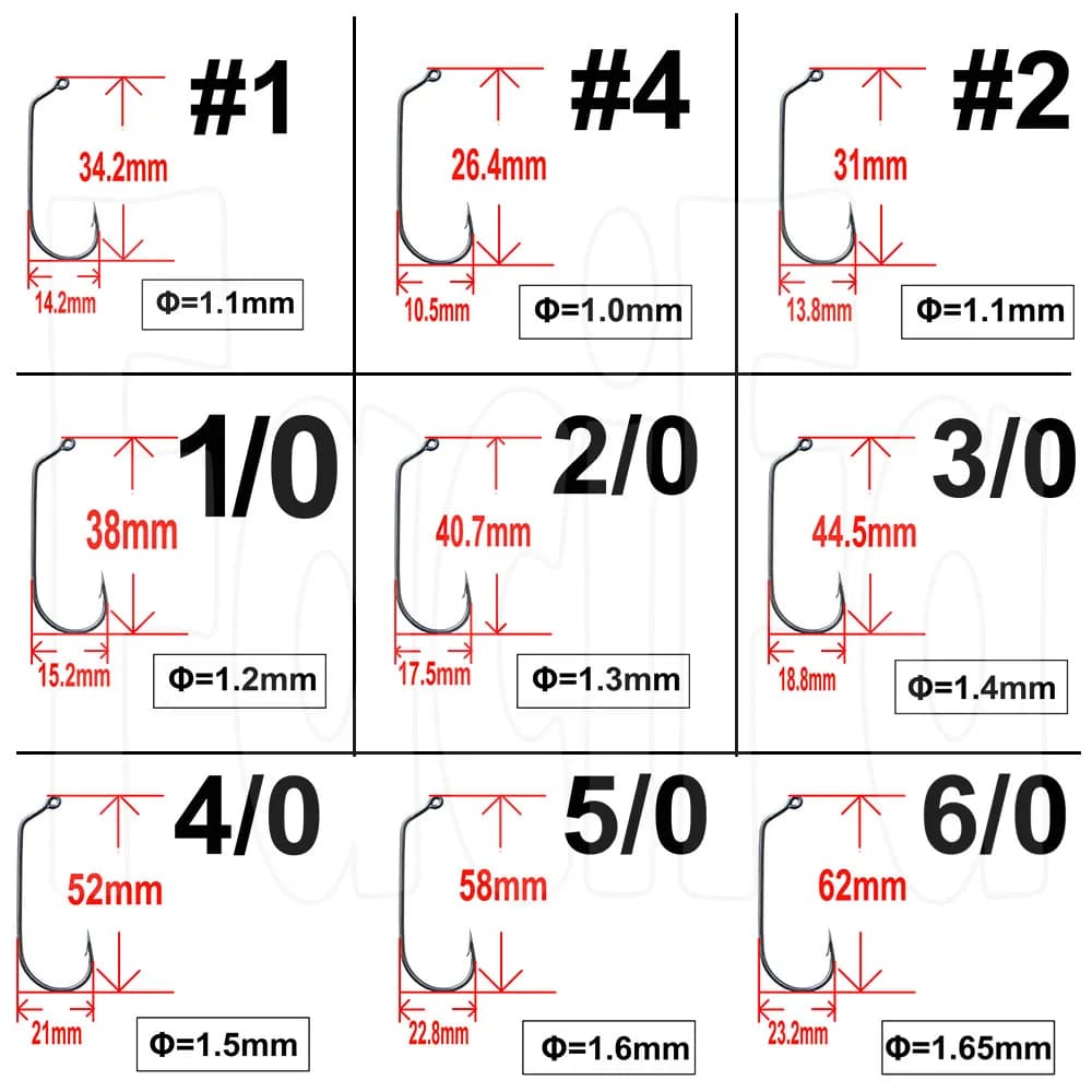 Hameçons jig Aberdeen 50PCS 60 degrés pour montage mouches pêche mer et eau douce résistants