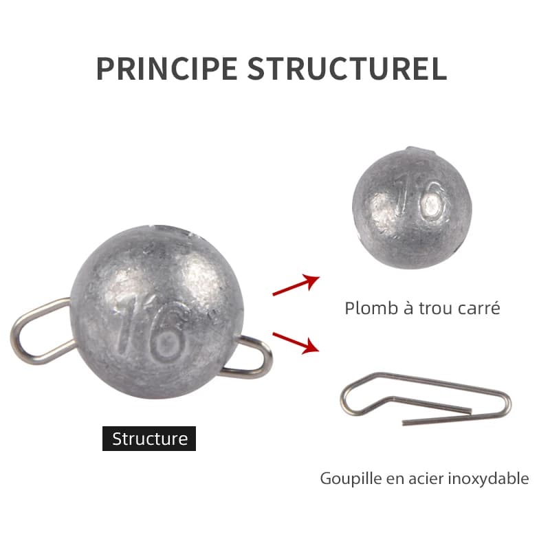 Têtes plombées MEREDITH 2g-18g jig head plomb balle eau profonde leurres souples pêche