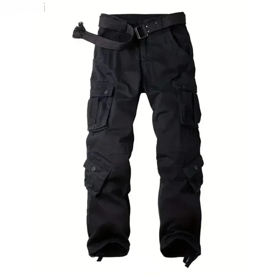 Pantalon cargo camouflage pur coton homme - Multi-poches pour pêche confortable