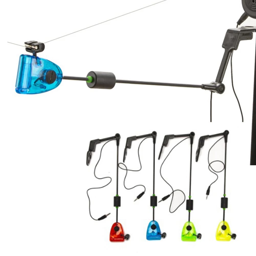 Indicateur lumineux pivotant pour alarmes de touche carpe - Base amovible LED réglable