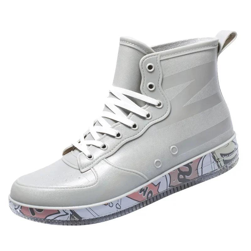 Bottes de pêche homme imperméables anti-dérapantes 2023 - Chaussures travail chef mode nude durable