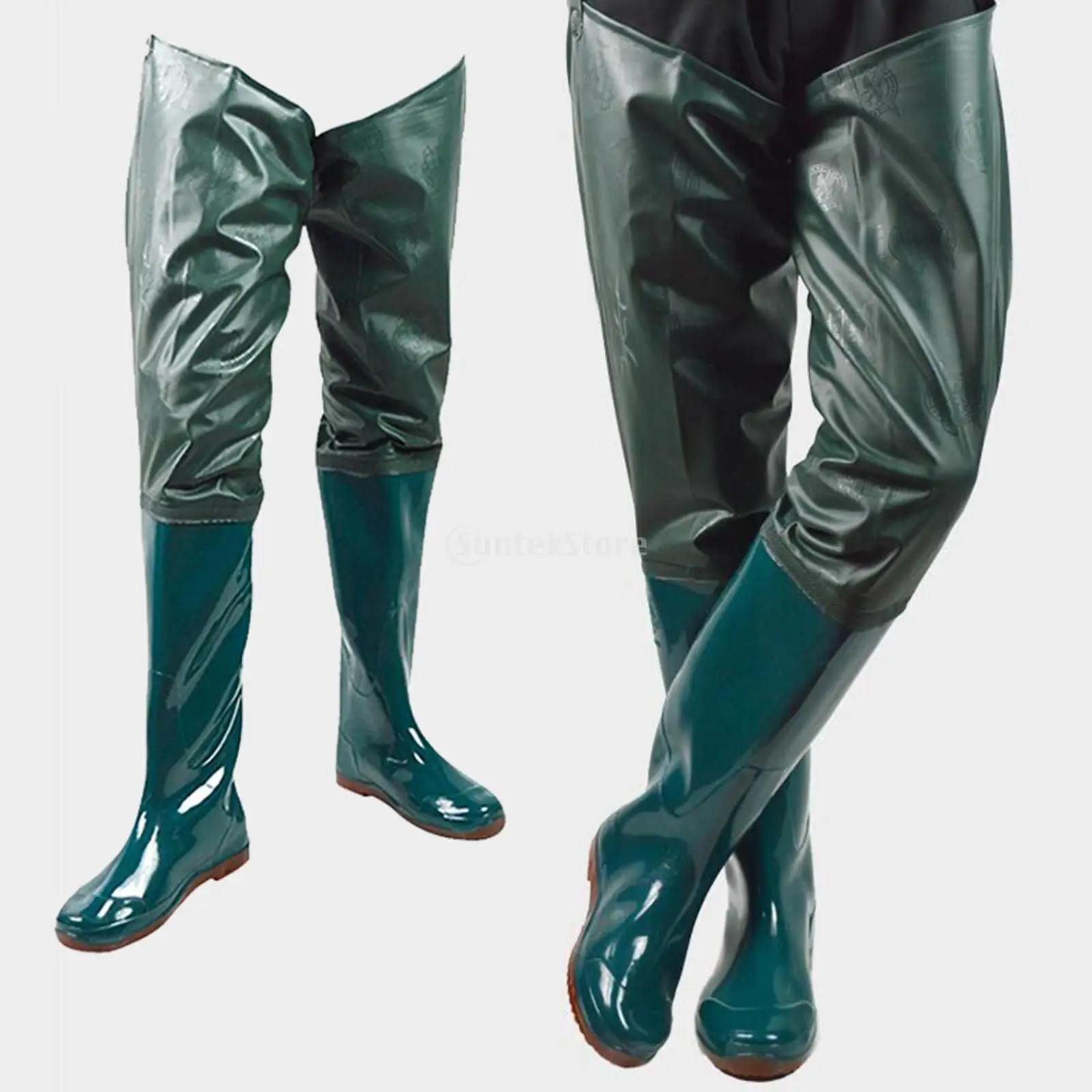 Waders cuissardes pêche bottes gué légères rivière étanches pantalon chasse jardinage