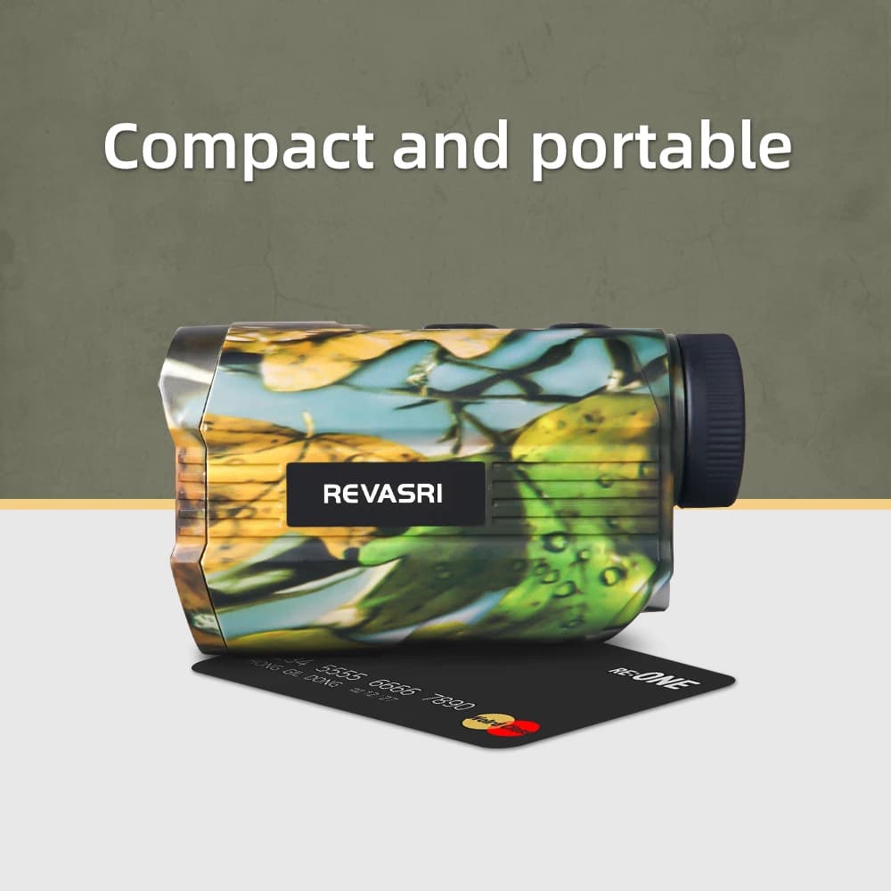 Télémètre laser camo REVASRI 2000/3000m mini - Multifonction distance, angle, vitesse pour pêche