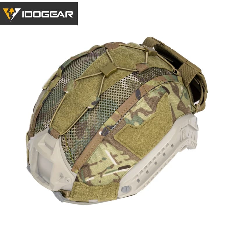 Housse casque tactique IDOGEAR Maritime avec poche batterie NVG - Chasse pêche 3812