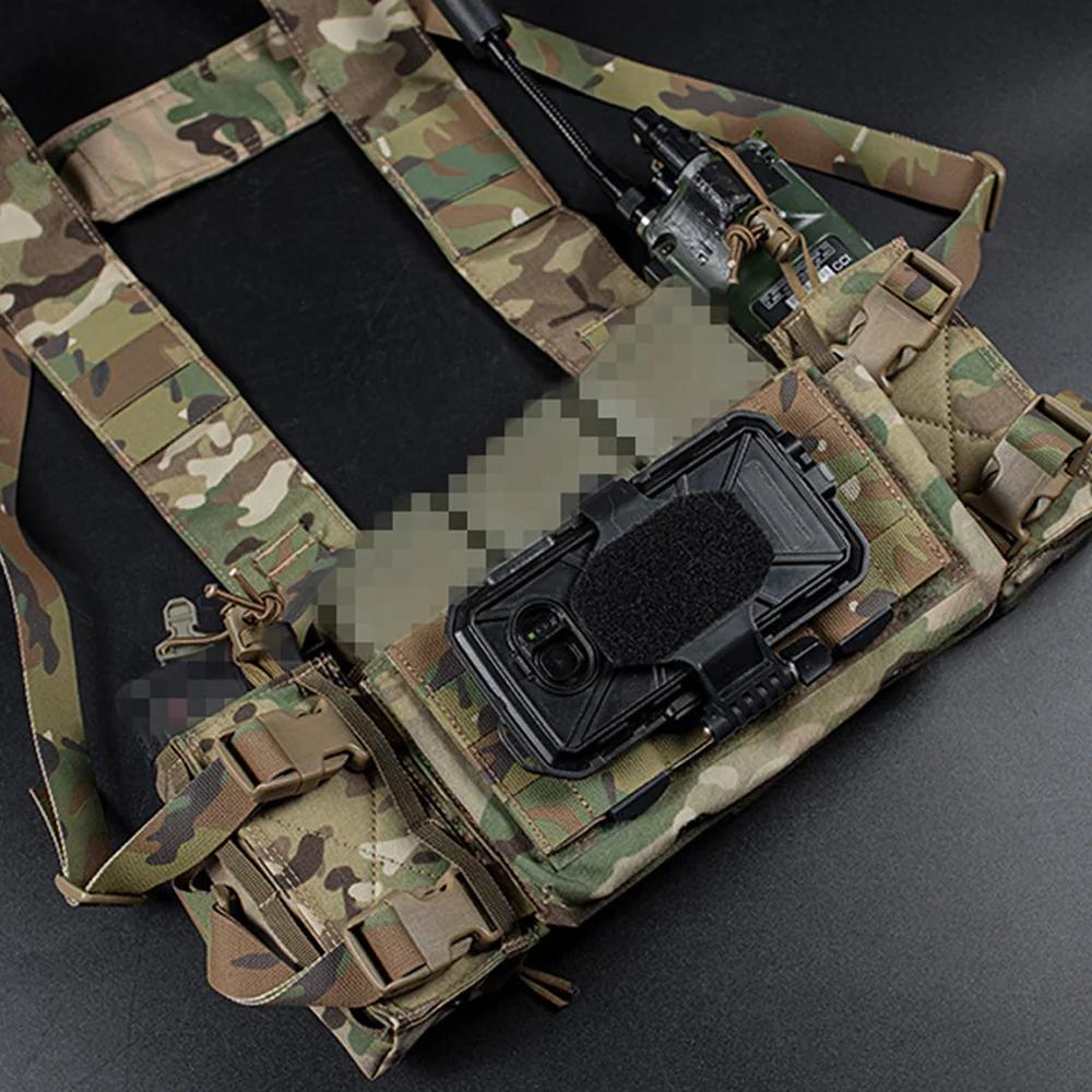 Panneau MOLLE avant gilet pêche - Système modulaire, fixation accessoires, pêche sportive chasse