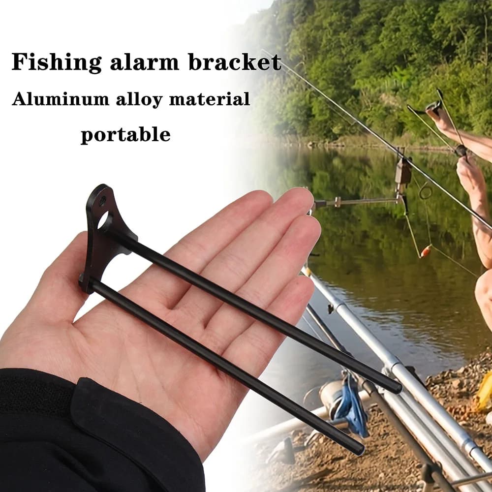 JSFUN barres anti-accrochage aluminium pour alarmes de touche - anti-chute et anti-vent pêche carpe