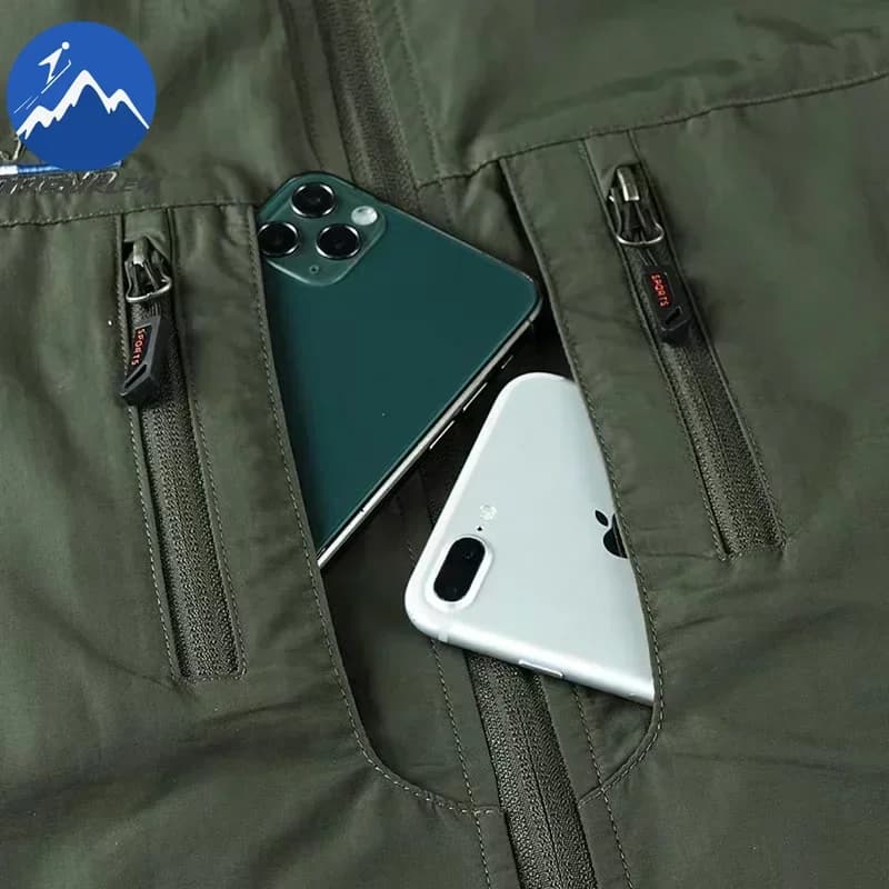 Veste cargo 2025 pêche chasse randonnée sans manches multi-poches été activités outdoor