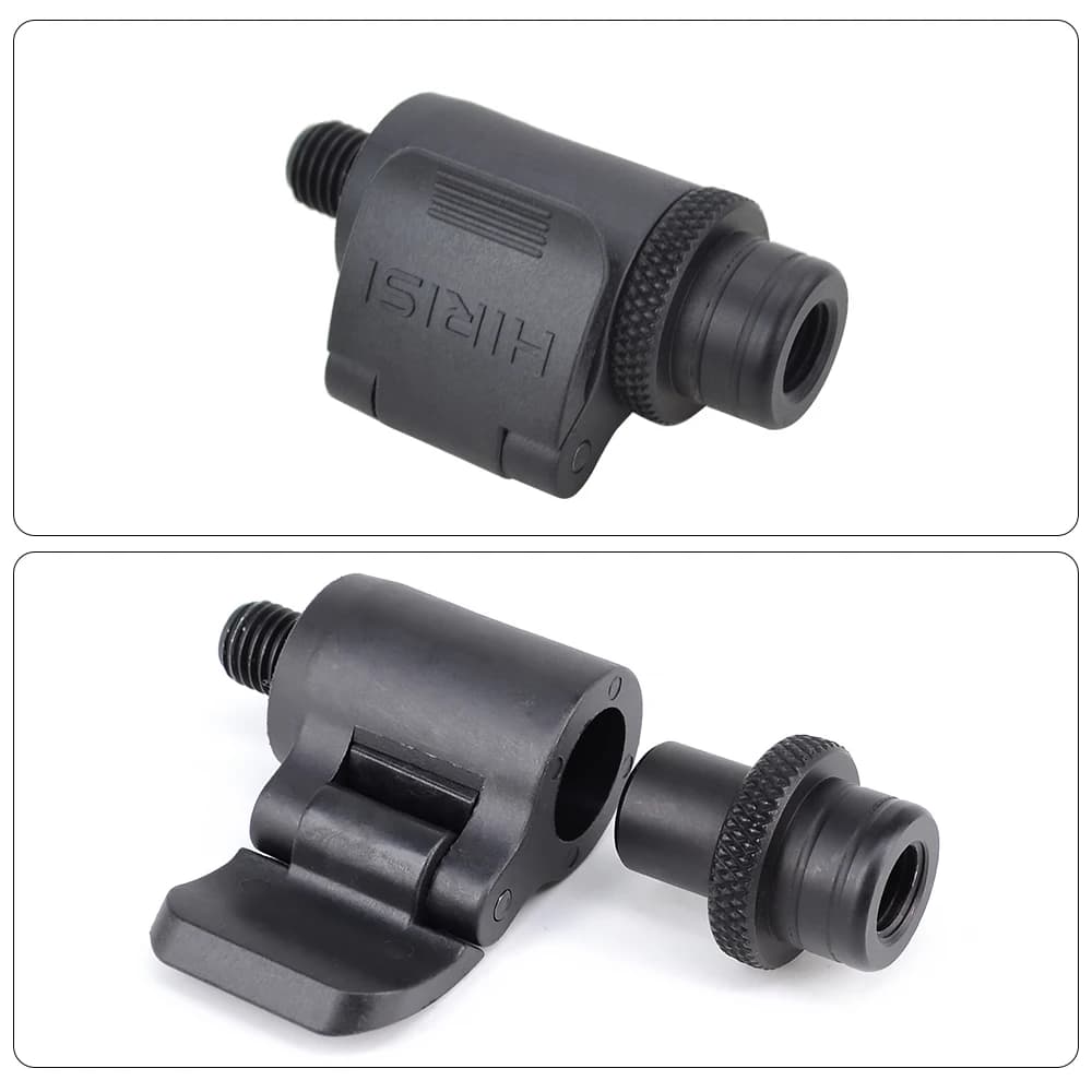 Connecteur rapide aluminium pour alarmes de pêche à la carpe, tiges de berge et rod pod AQ211