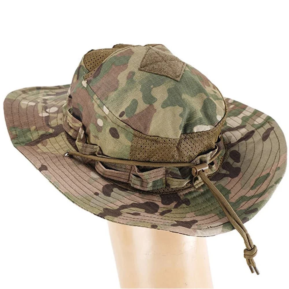 Casquette PRO camouflage bord rond SINAIRSOFT - Chapeau pêche protection solaire été nouvelle génération