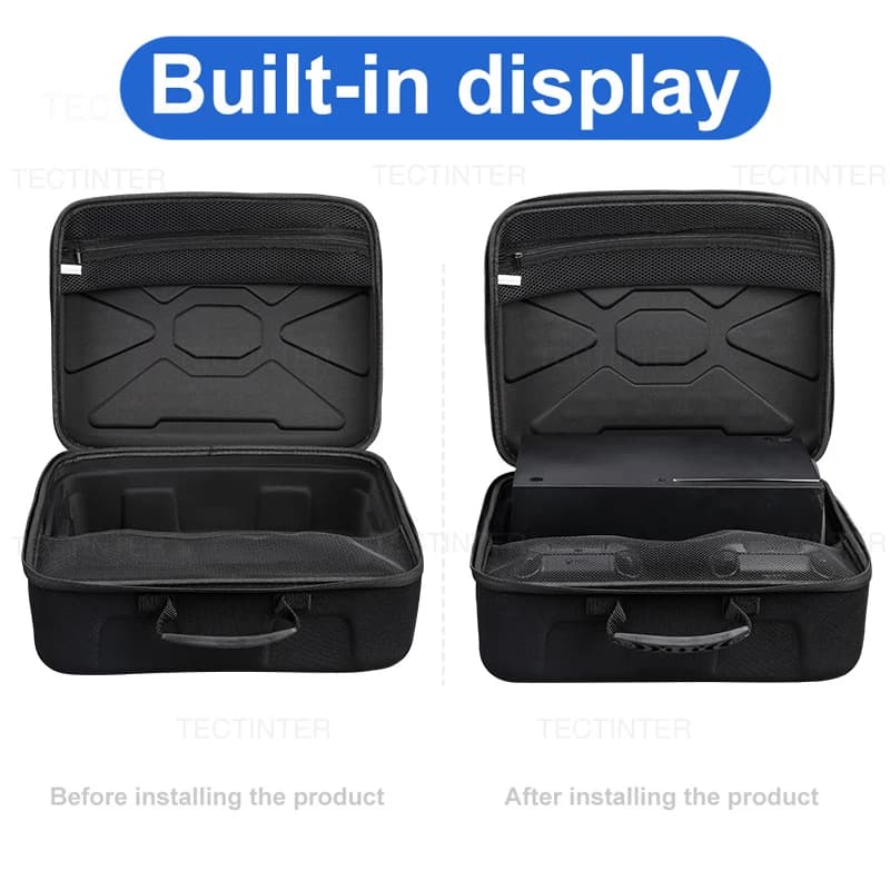 Étui de transport rigide coque pour Xbox Series X console et manette de voyage